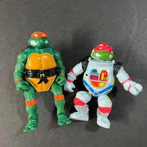 Teenage Mutant Ninja Turtles Michelangelo Figure TMNT 1992 Vintage 90’s Lot